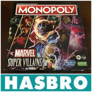 HASBRO - NWT Monopoly Marvel Super Villains Edition. Sealed Box